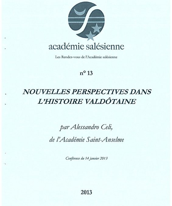 Nouvelles perspectives dans l’histoire valdôtaine