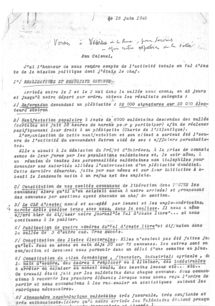 Rapport d’activité de la Mission Mont-Blanc