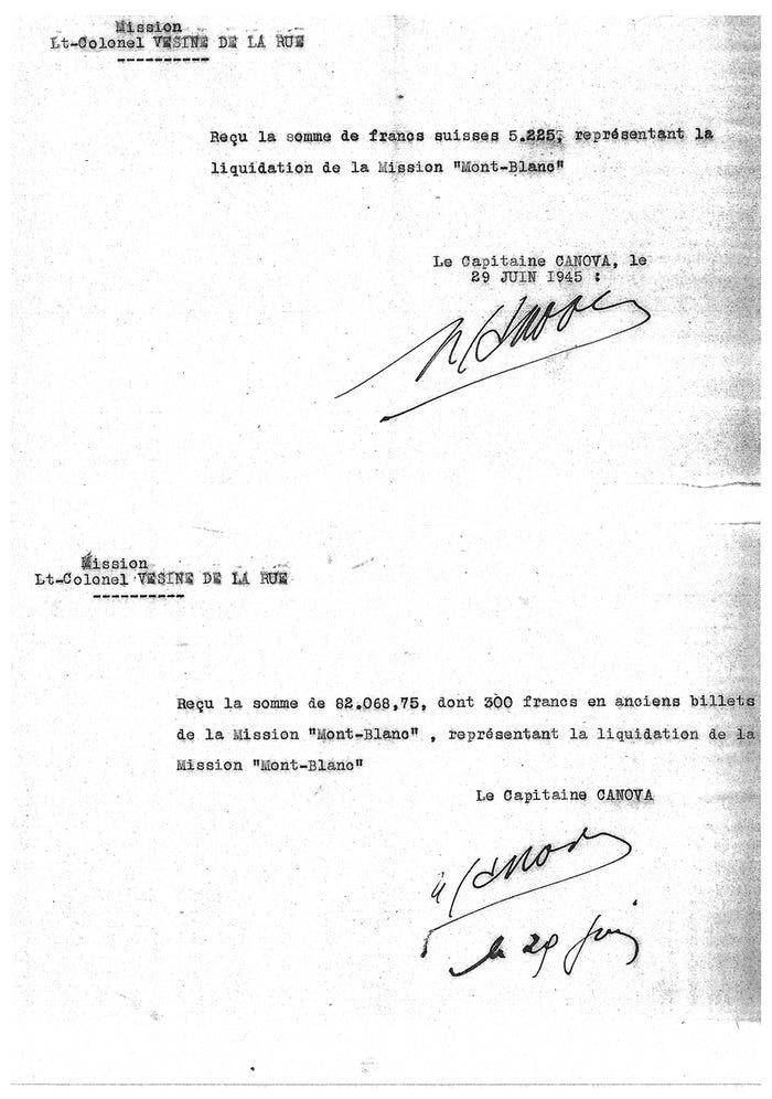 Liquidation de la Mission Mont-Blanc